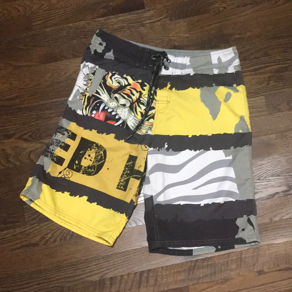 Ed Hardy board shorts size 33. Like new.